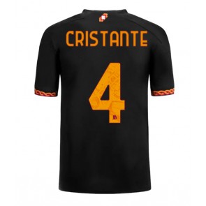AS Roma Bryan Cristante #4 Tredje trøje 2023-24 Kort ærmer